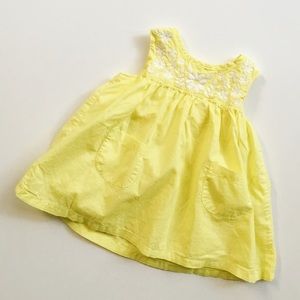 CARTER'S Lemon Yellow Girls Sundress (3Mo)